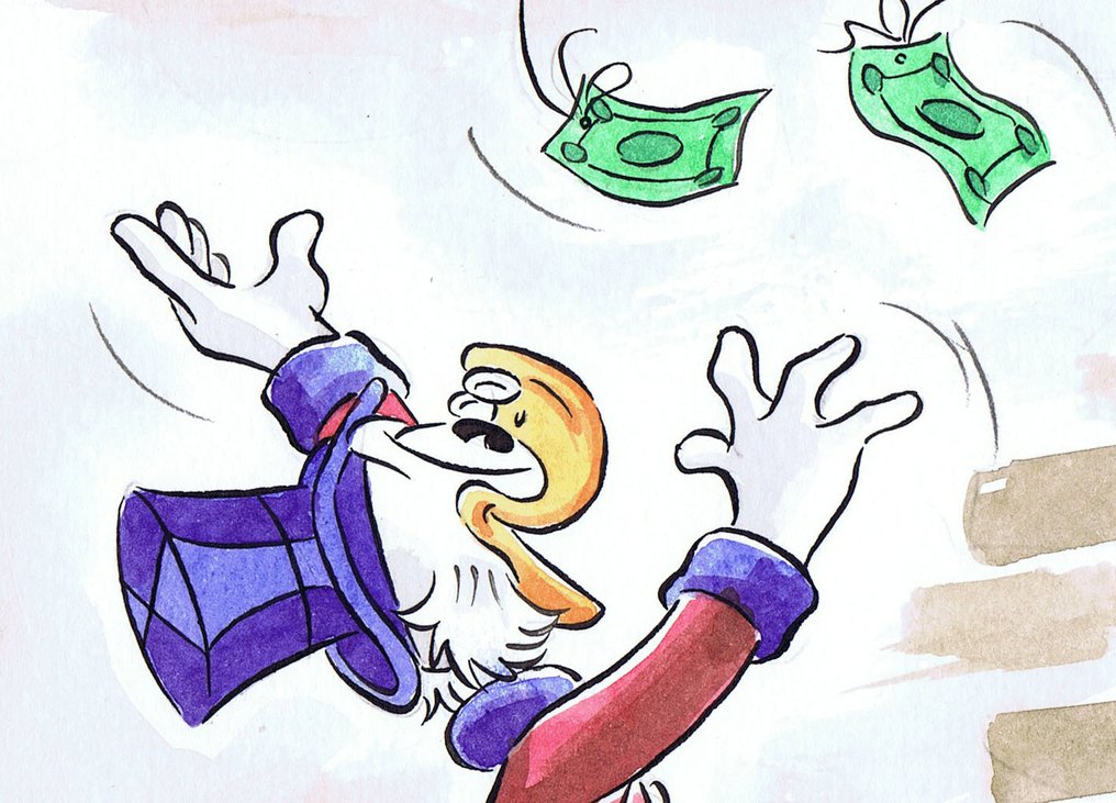 Cardona - 1 Watercolour - Donald Duck #1.0