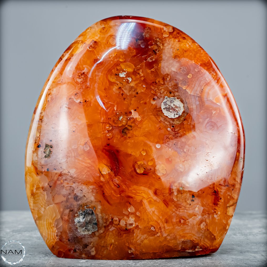 Natural Carnelian freeform from Madagascar of the highest quality- 969.62 g #1.0