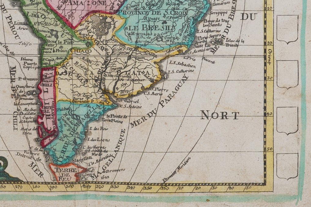 Zuid-Amerika - -; Elias Baeck - L'Amerique Meridionale - 1721-1750 #3.2