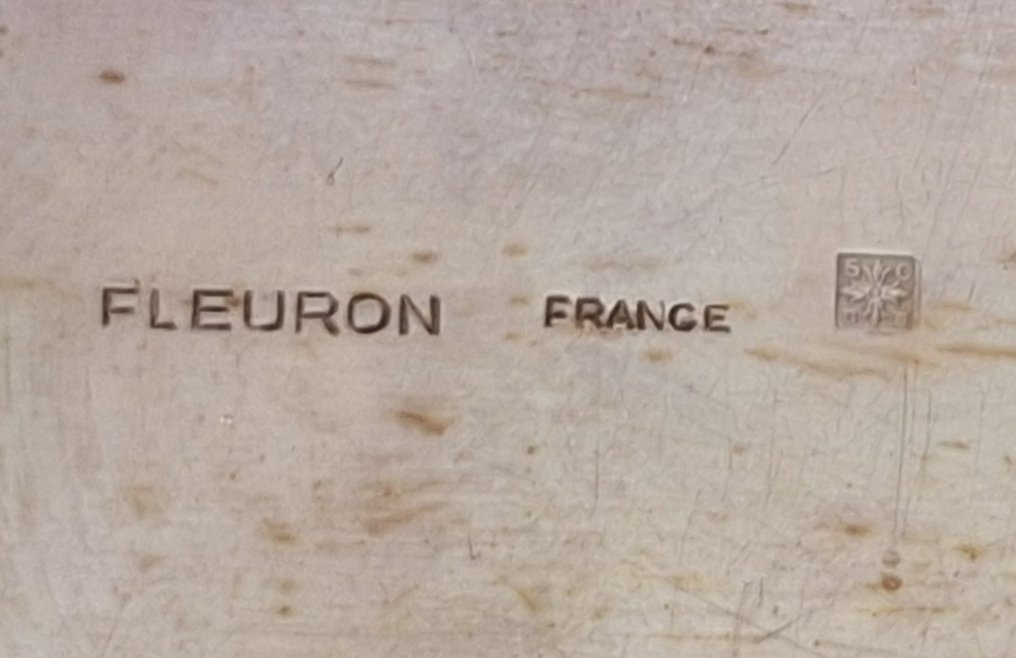 Fleuron - Vajtartó - Ezüstözött #2.1