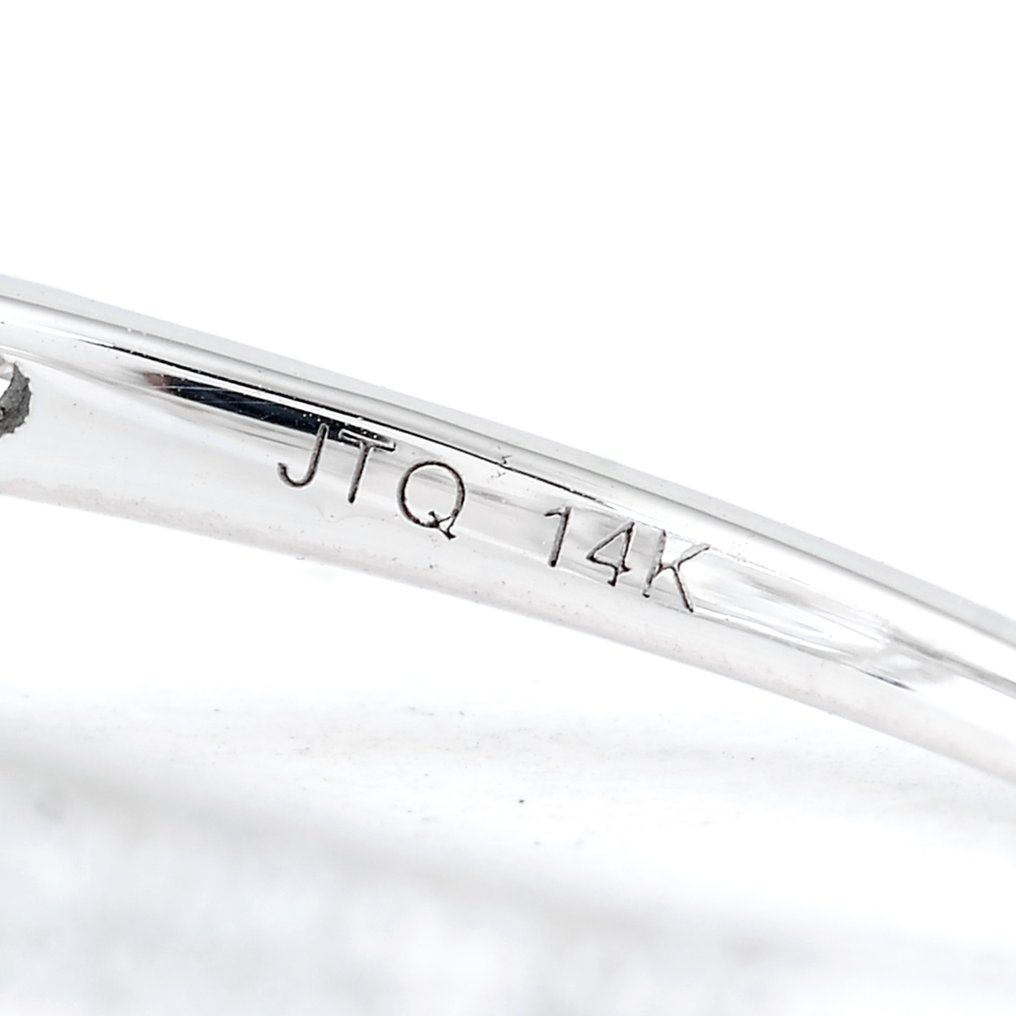 No reserve price - Ring - 14 kt. White gold - 5.35ct. tw. Diamond (Lab-grown) - Diamond #4.3