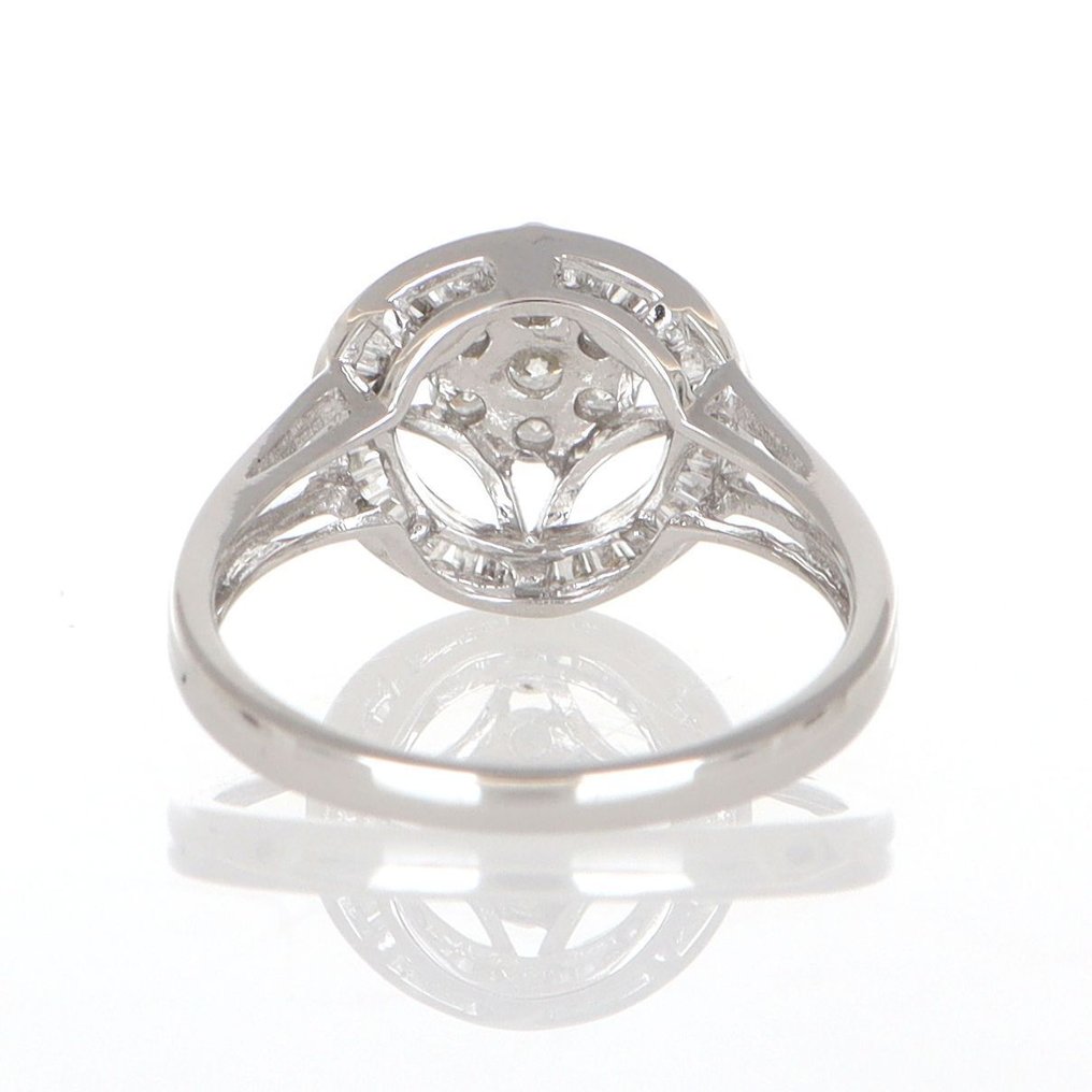 没有保留价 - 戒指 - 18K包金 白金 钻石 (天然) - 钻石 #4.3