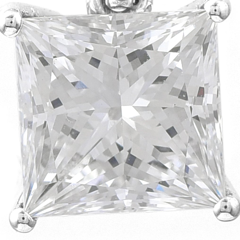 No reserve price - Pendant - 14 kt. White gold -  2.05ct. tw. Diamond (Lab-grown) - Diamond #3.2
