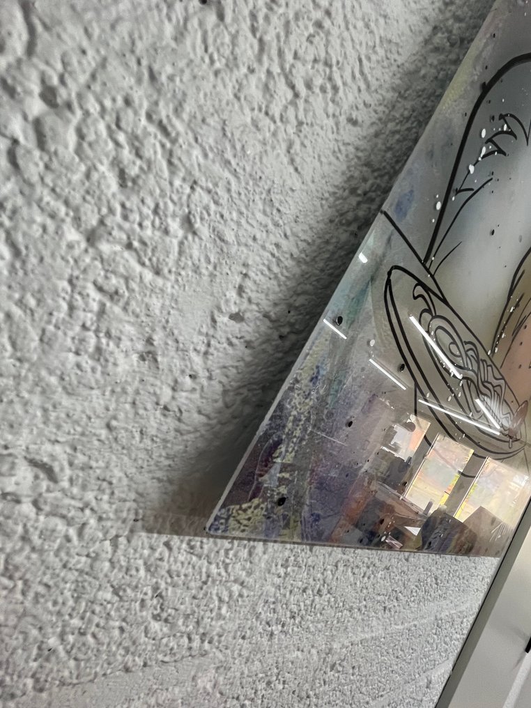 Alvin Silvrants - Lady & the Tramp “always you” - High Gloss straight edge painting #2.1