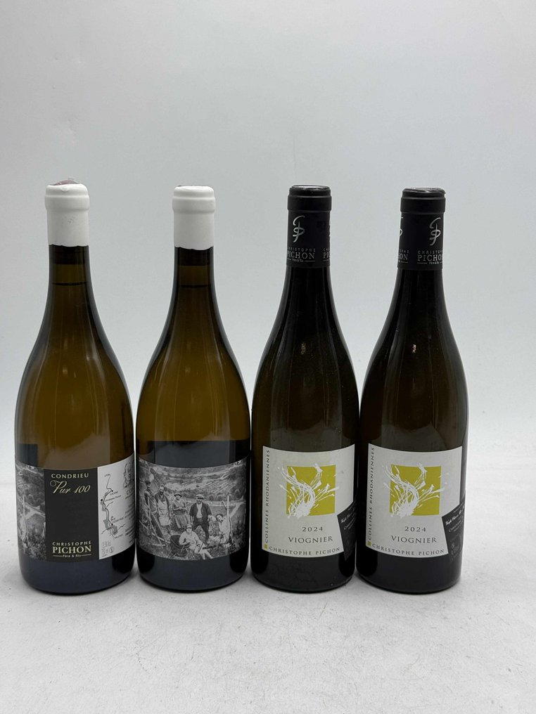 Christophe Pichon 'Pur 100' Condrieu & Viognier - Condrieu, Cotes du Rhone - 4 Bottles (0.75L) #1.0