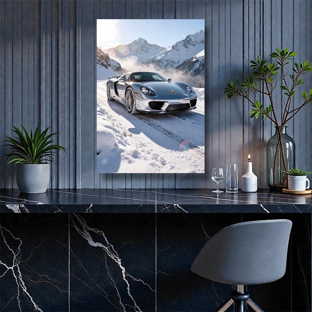 Naro - [XL] Porsche Carrera GT – Alpine Chrome Majesty #1.0