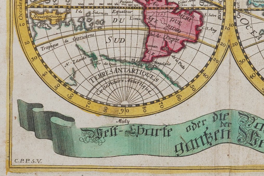 World - -; Elias Baeck - Mapemonde planisphere ou carte generale du monde - 1721-1750 #3.2