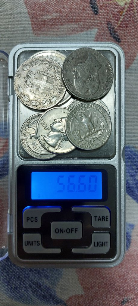 Ηνωμένες Πολιτείες, Γαλλία, Ιταλία. Lotto 7 monete (χωρίς τιμή ασφαλείας) #3.2