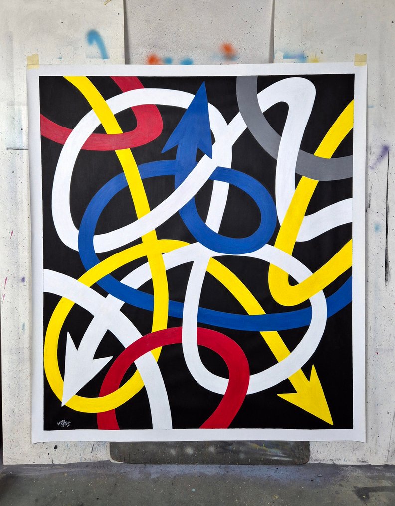 Hipo (1988) - Entangle Time (XXL Original artwork) #2.1