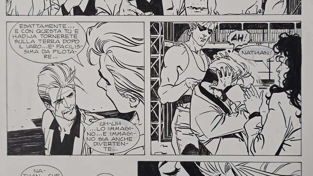 Roberto De Angelis - 1 Original page - Nathan Never #2.1