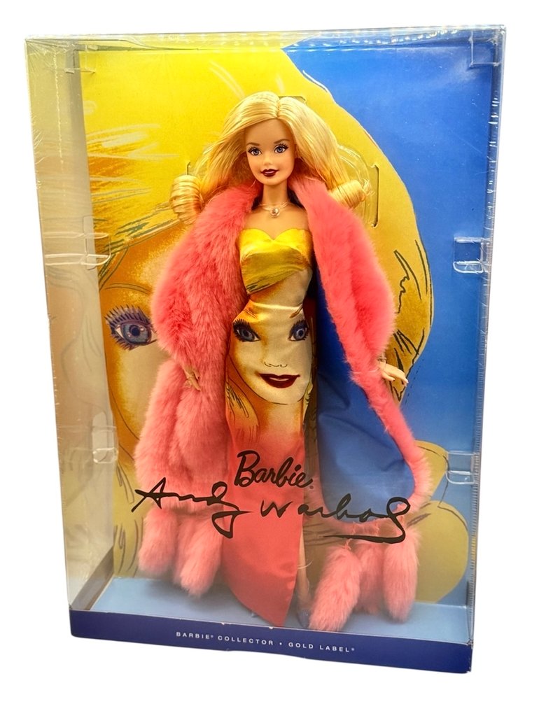 Mattel - Puppe Iconic Andy Warhol Tribute Barbie Collector Gold Label 2016 Unopened Sealed Mint Condition! #1.0
