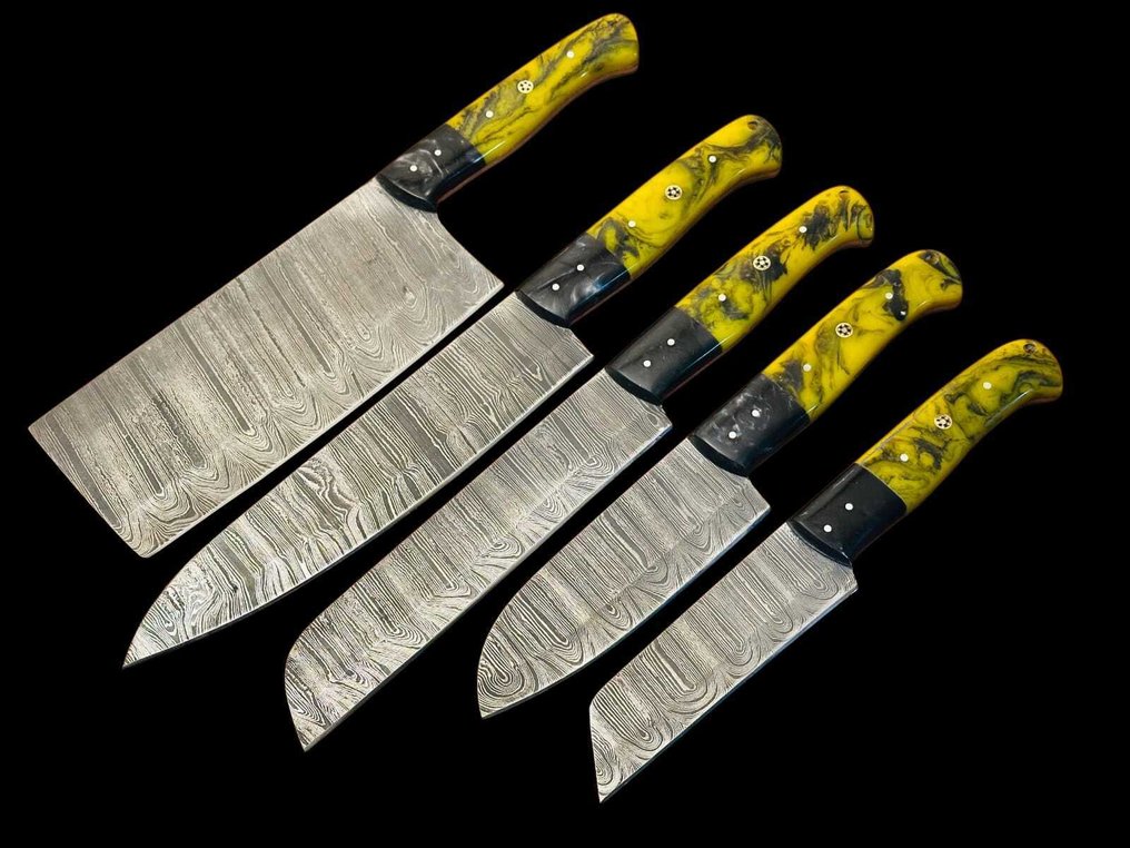 廚刀 - 树脂，手工制作锻钢 - 北美 #1.0