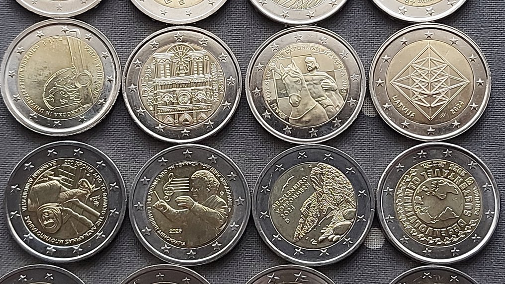 Europe. 2 Euro 2015/2025 (20 moedas) (No reserve price) #2.1