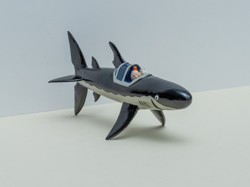 Tintin - 1 Pixi 4510 小雕像 - Tintin et Milou dans le requin - 1990 #1.0