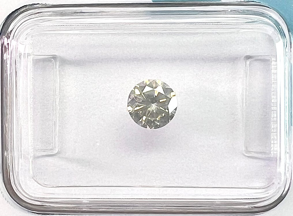 χωρίς τιμή ασφαλείας - 1 pcs Διαμάντι (Φυσικό) - 0.41 ct - Στρογγυλό - SI2 - International Gemological Institute (IGI) - O - P #1.0