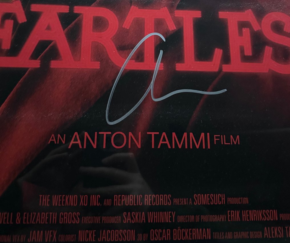 The Weeknd - The Weeknd - The Weeknd After Hours Movie Poster Signed #2.1