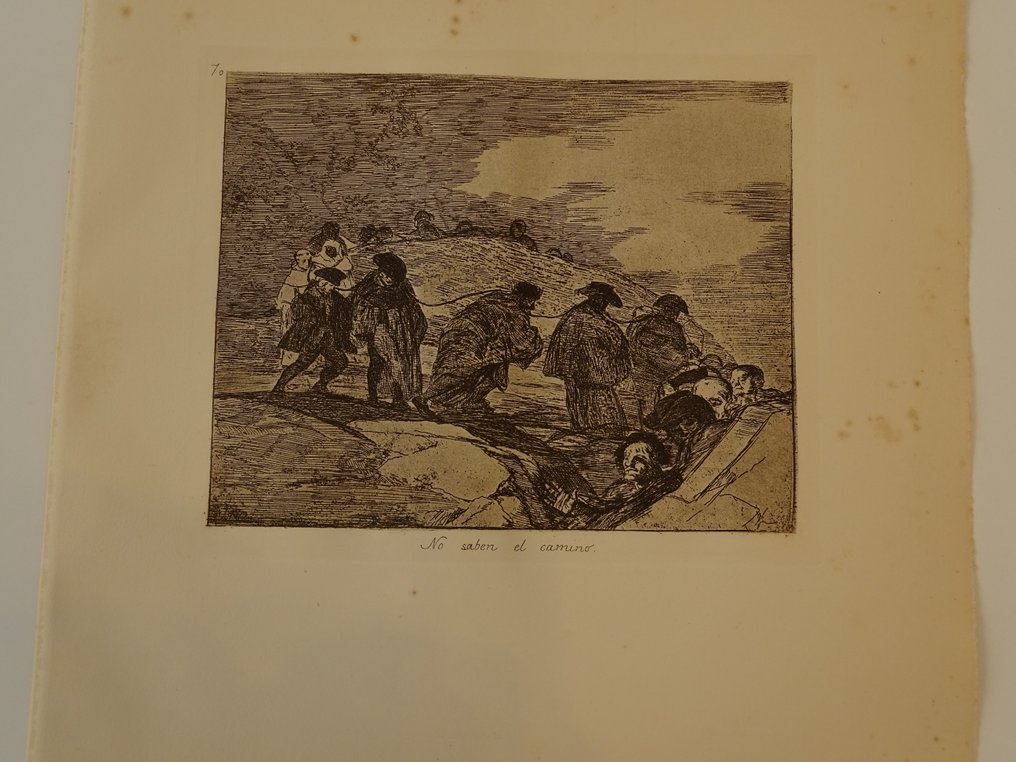 Francisco de Goya (1746-1828), (d'après) - No saben el camino, Disaster of the War #1.0