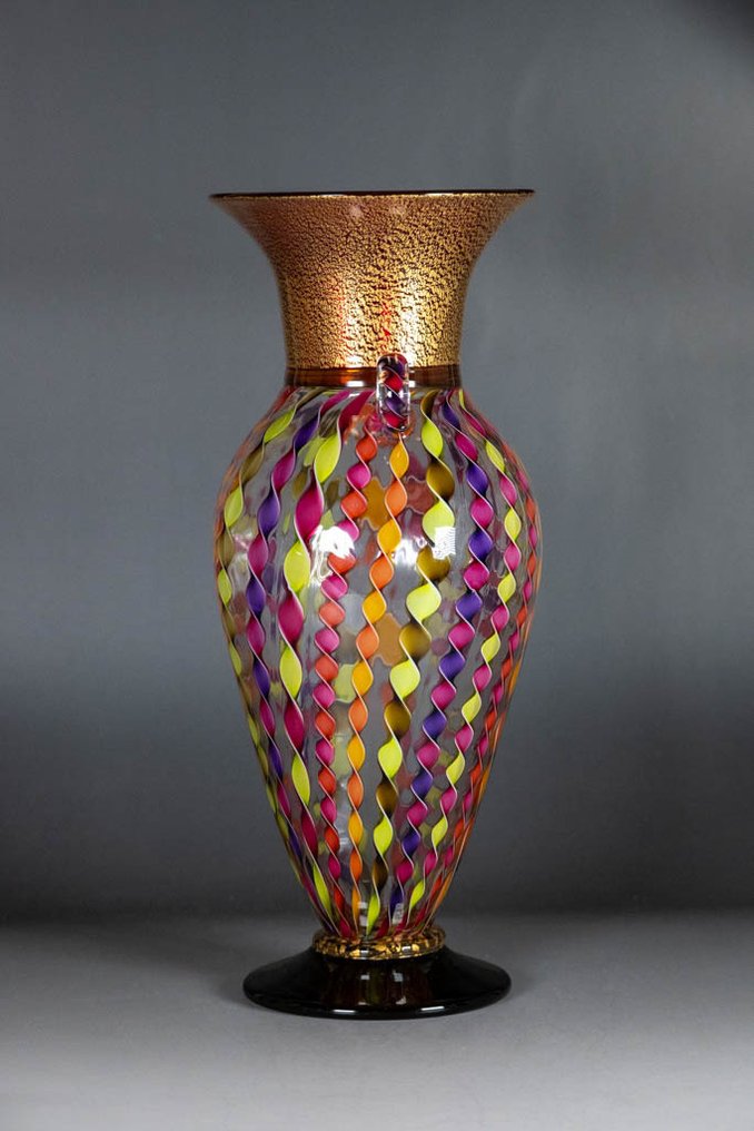 Γυάλινο βάζο με διαφανή δαντέλα 'King' - Γυαλί - Tamami Sudo / 須藤珠美 - Ιαπωνία - Heisei period (1989-present) #4.3