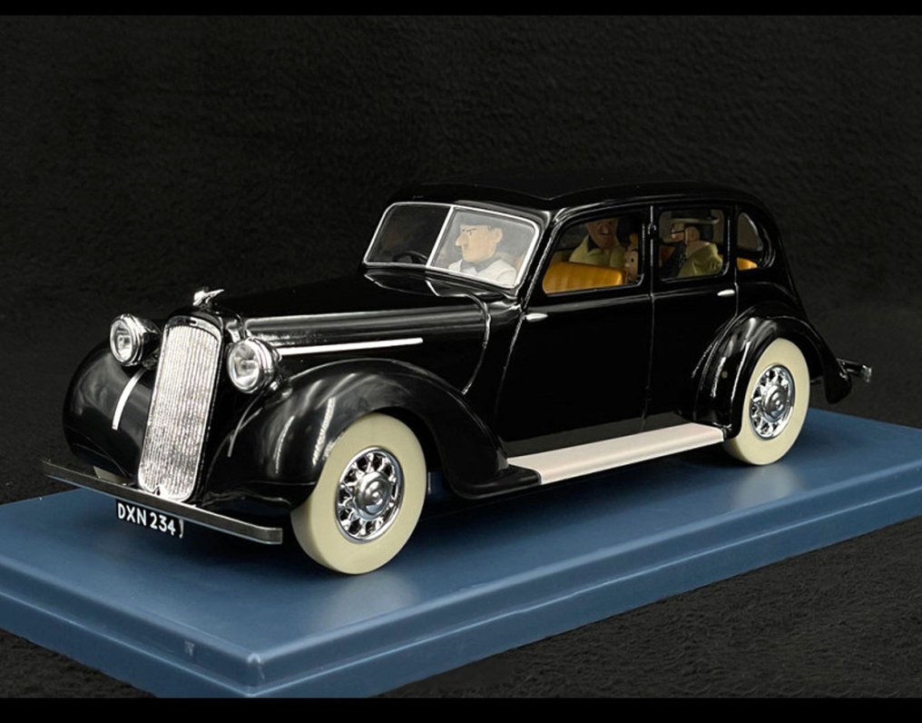 Moulinsart / Hachette - Tintin - Album : ''L'Ile Noire' version 1943 : La Humber Pullman de Wronzoff - 1:24 - (MINT / sealed) #1.0