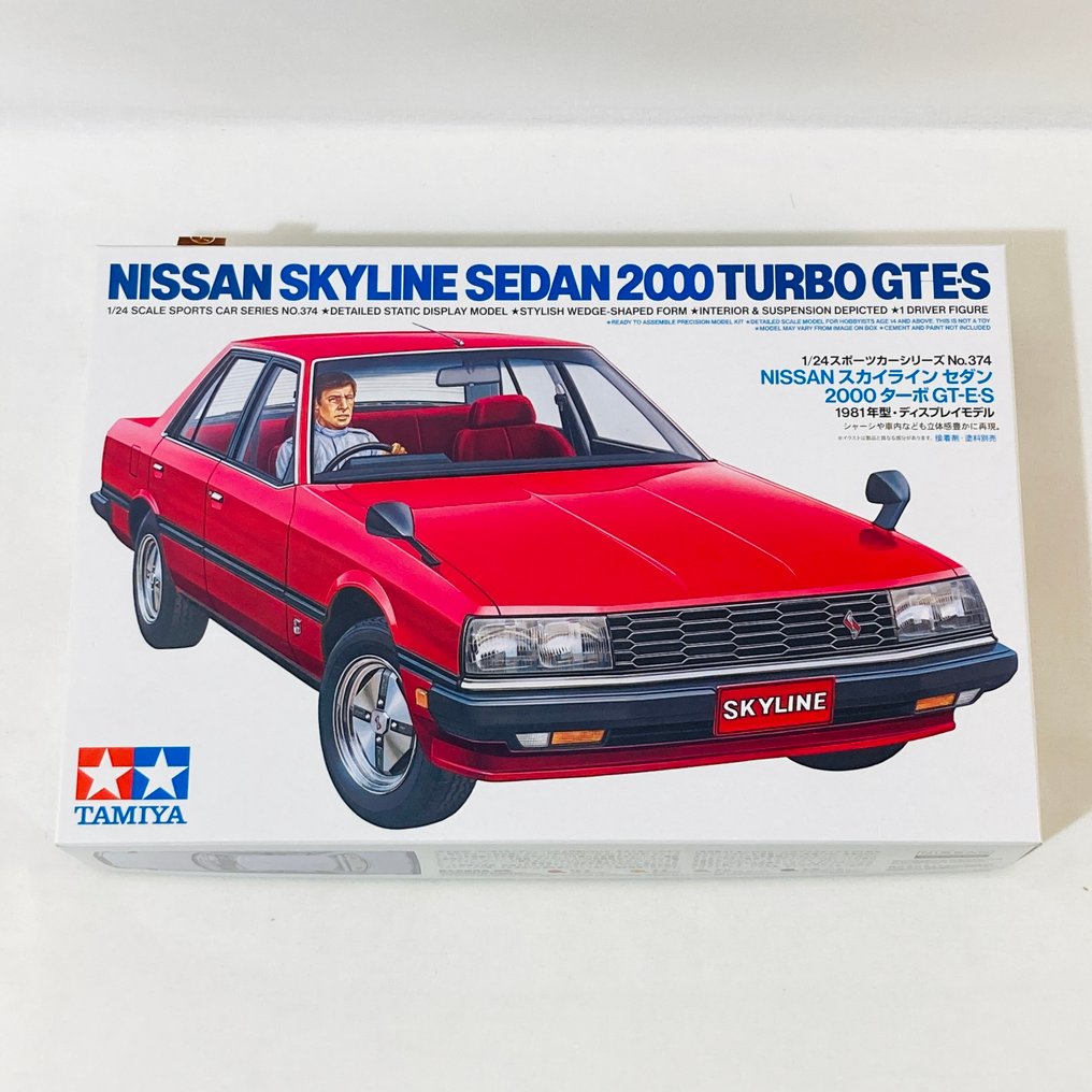 Tamiya 1:24 - Model kit - Nissan Skyline Sedan 2000 Turbo GT-ES Reprint Edition - 24374 2025s #1.0