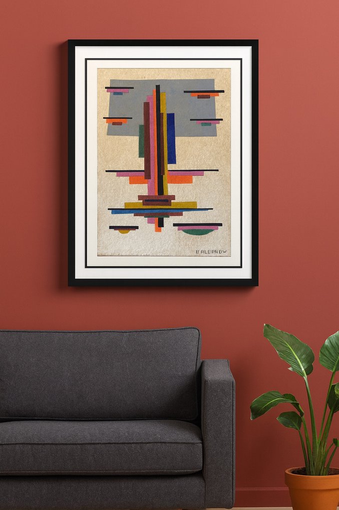 Boris Alepkow (XIX-XX) - Suprématisme Avant Garde Russe #1.0