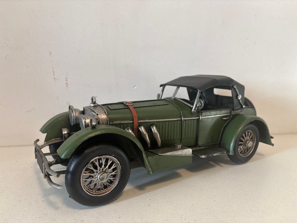 雕塑, Oldtimer raceauto - 12 cm - 金属 #1.0