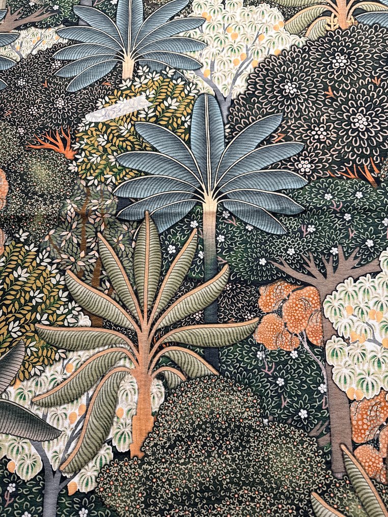 San Leucio - Large robust canapone panel Jaipur Rajasthan India - Textile - 160 cm - 280 cm #2.1