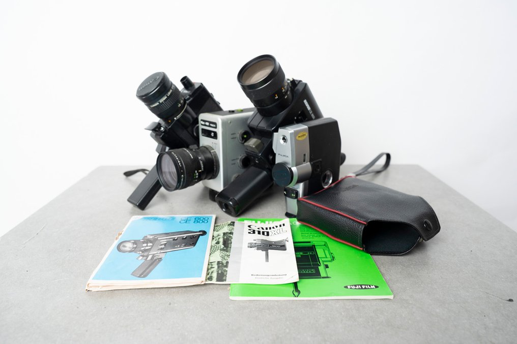 Canon 310XL // Nizo 481 Macro // Revue CE 800 // Fujica P2 Movie camera #2.1