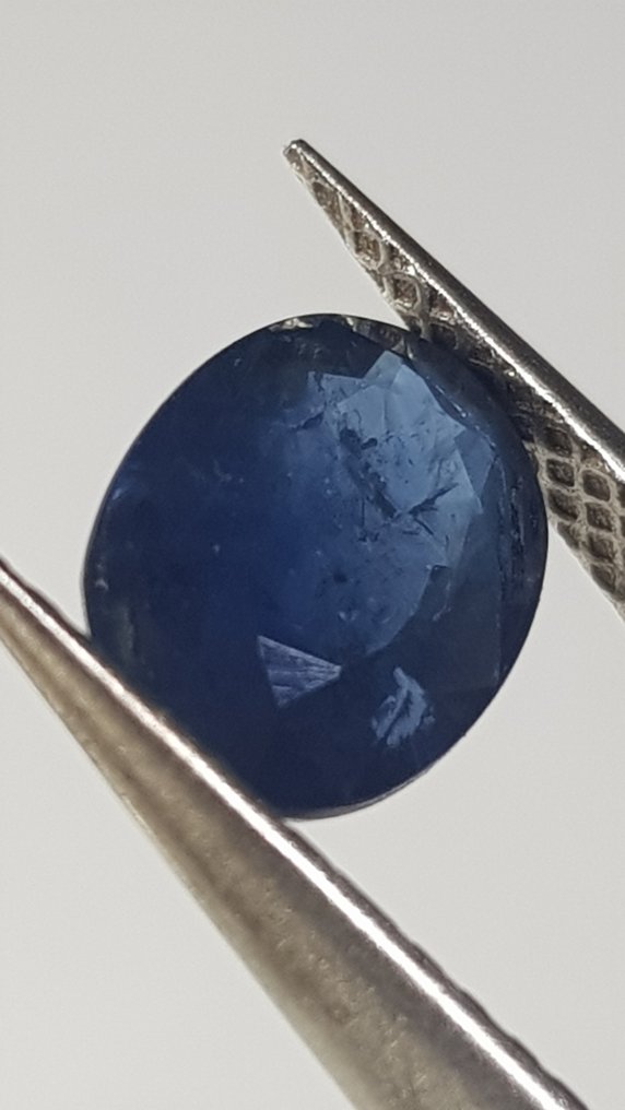 1 pcs  蓝色 蓝宝石  - 1.99 ct - 安特卫普宝石检测实验室（ALGT） - Deep Blue #2.1
