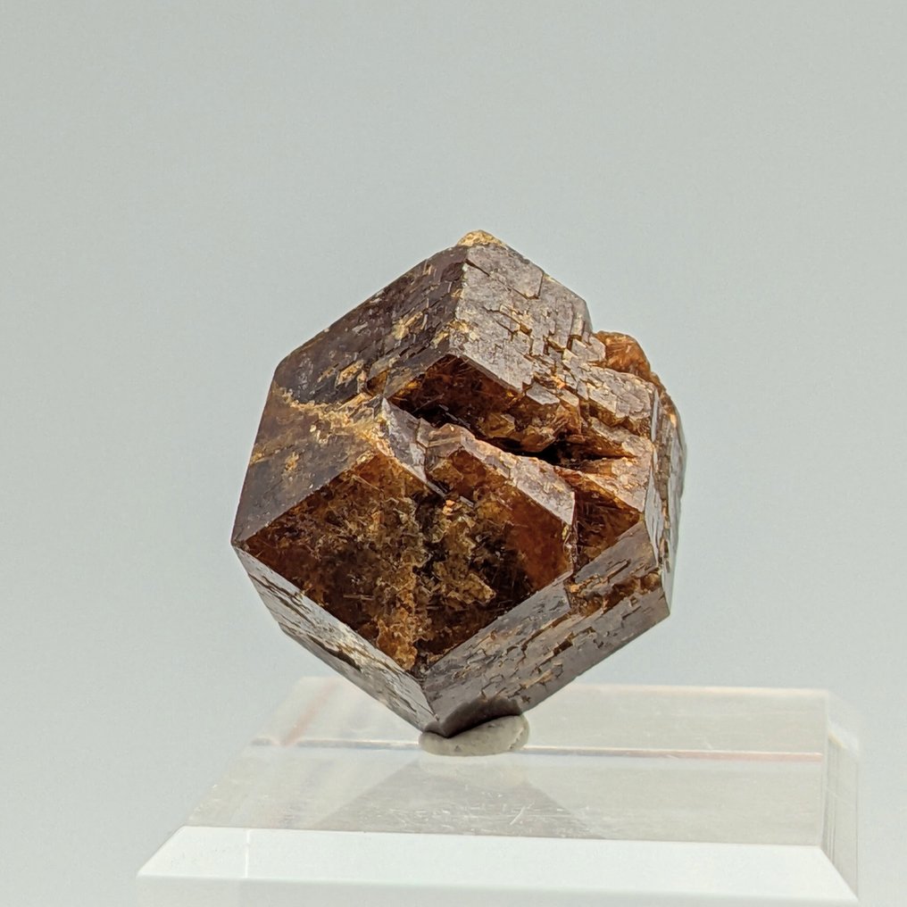 Μεγάλη Γκρόσουλαρία, Πορτοκαλί Γρανάτης, Μάλι Κρύσταλλος - Ύψος: 34 mm - Πλάτος: 25 mm- 34 g #4.3