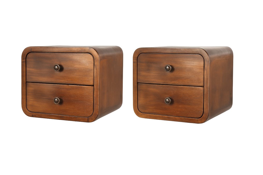 Nightstand (2) - Mango wood - Handmade design #1.0