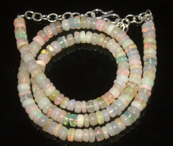 蛋白石 AA矿物天然项链- 11 g - (1) #1.0