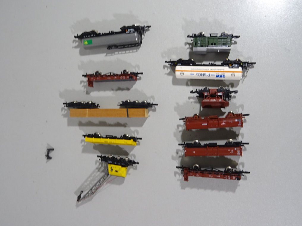 Märklin Z - Modeleltog (11) - 11 x godsvogne - DB #2.1