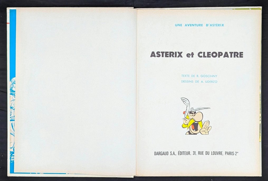 Asterix T6 - Astérix et Cléopâtre - C - 1 Album - Første udgave - 1965 #2.1