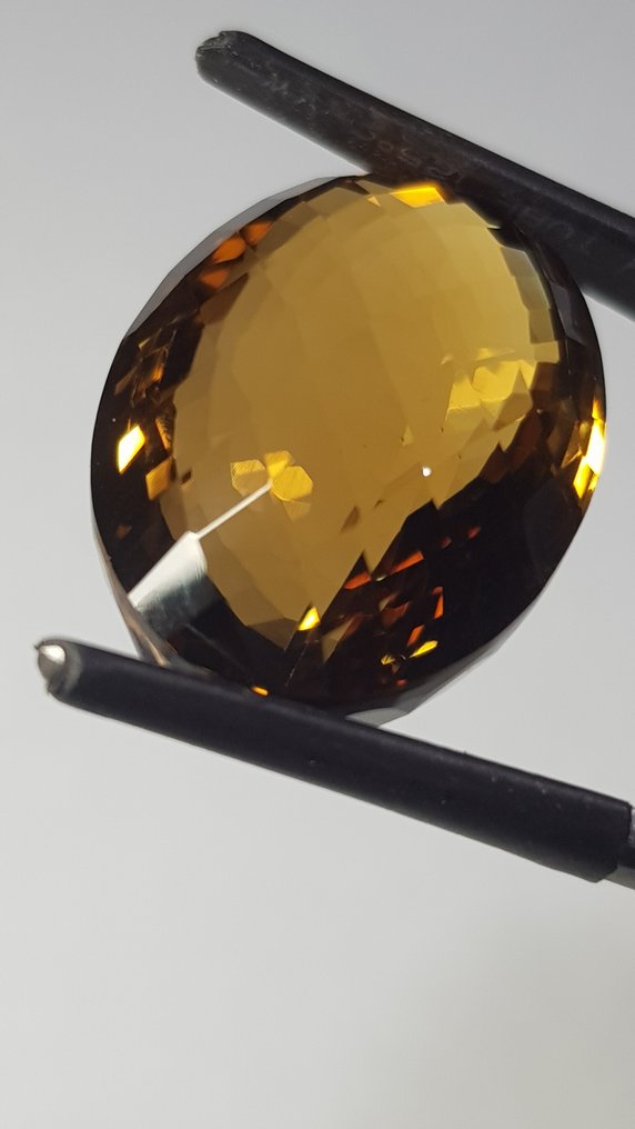 1 pcs  Orange Citrin  - 31.30 ct - Antwerp Laboratory for Gemstone Testing (ALGT) #2.1