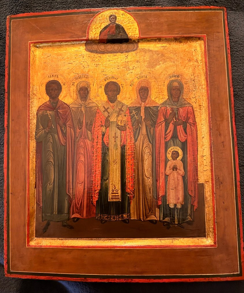 Icon - Six saints - Wood #1.0