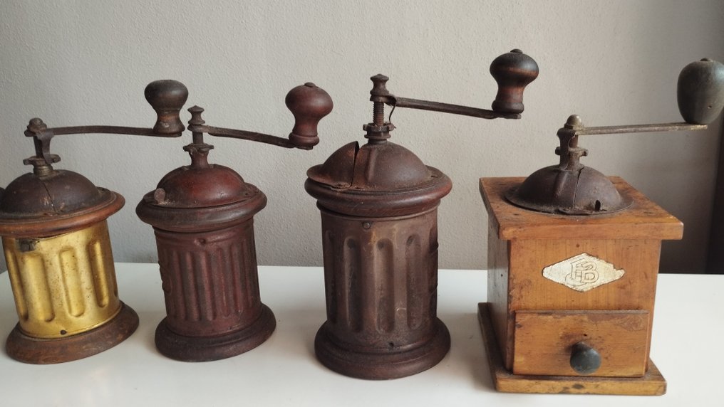 Μύλος καφέ (4) - Ξύλο, Αλουμίνιο, Σίδερο #3.2