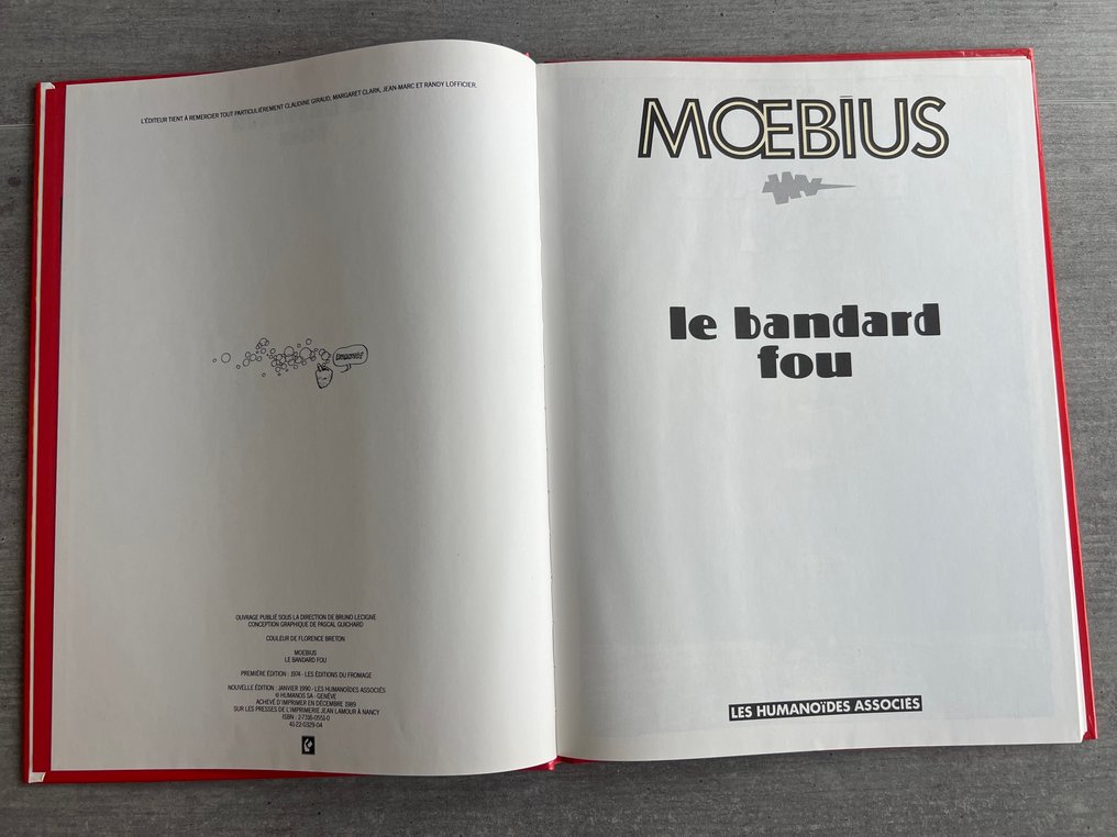 Moebius - Le Bandard fou - Première édition couleur - C - 1 Album - 1990 #2.1
