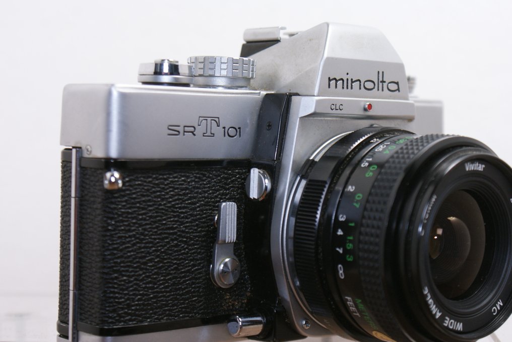 Minolta SRT T 101 + MC Rokkor PF 2.8/50-135mm + Vivitar 2.8/28mm | Egylencsés reflex fényképezőgép (SLR) #3.2