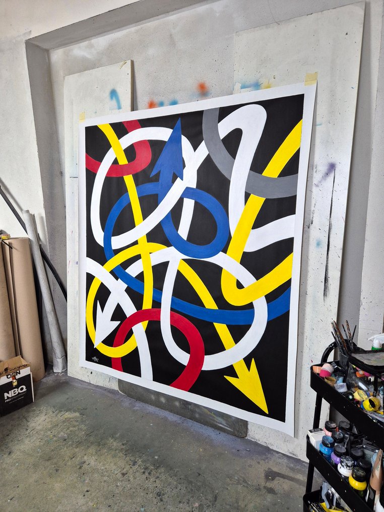 Hipo (1988) - Entangle Time (XXL Original artwork) #1.0