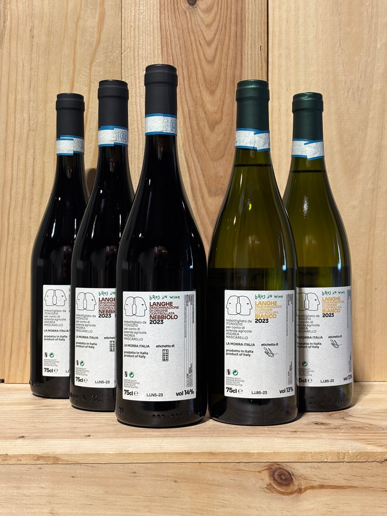 2023 x3 Nebbiolo & 2023 x2 Bianco, Maffrei - Piemont - 5 Bottles (0.75L) #3.2