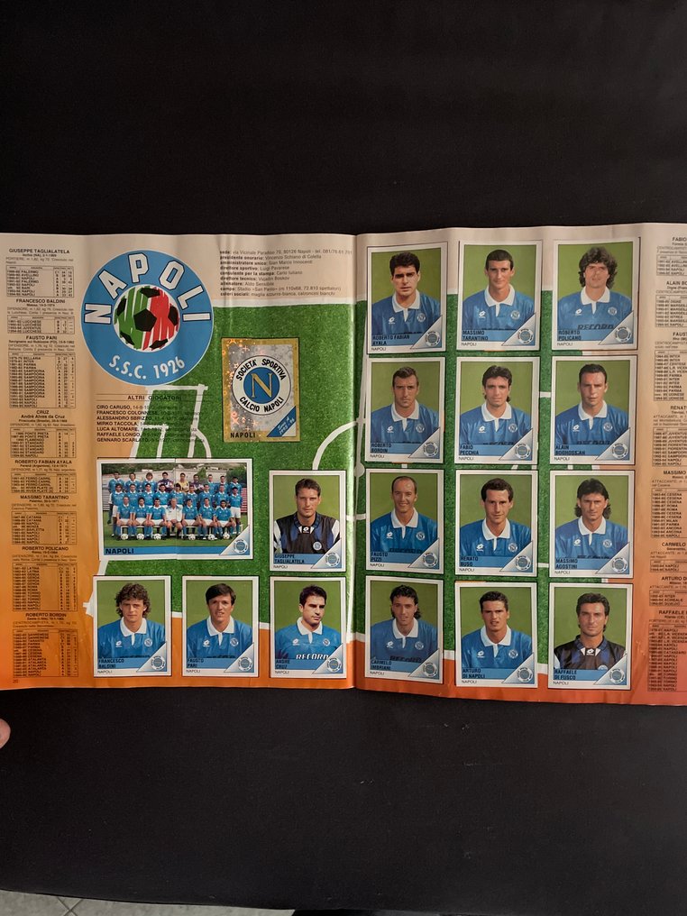 1995/96 Panini Calciatori - 1 Álbum completo - Excelente (EX) #3.2