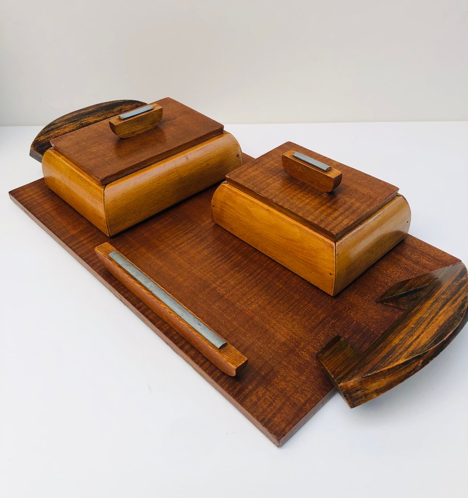 Skrivebordsæt - Træ, Stål #1.0