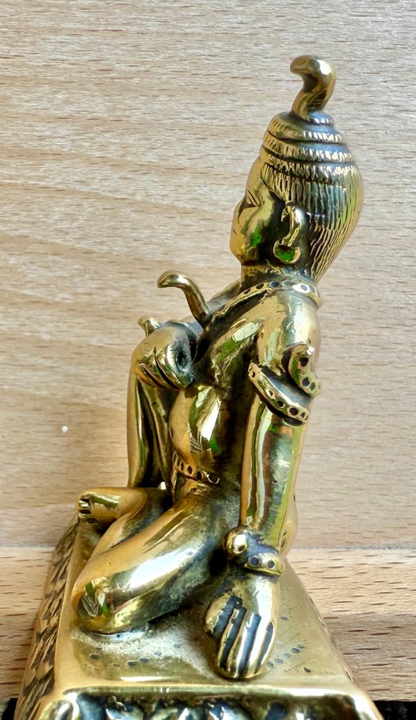 Antikt messing Shiva - Messing - Indien - Britisk Indien (1858-1947) #3.2