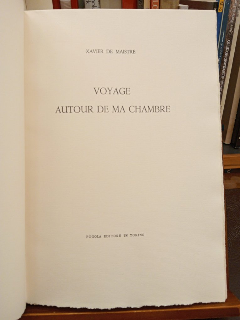 Xavier de Maistre - Voyage autour de ma chambre - 1997 #2.1