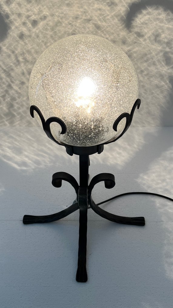 Φωτιστικό δαπέδου - Στυλ Μπρουταλισμού - Σφυρήλατος σίδηρος - Ταβέρνα - Υ 66 εκ. #4.3