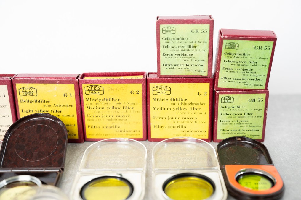 Zeiss Ikon + PanOrtho filter lot (x17) Camera lens #4.3