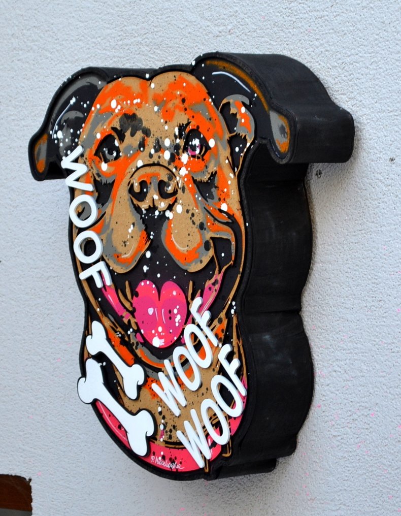 Patrycja Mroczkowska - The dog that barked woof woof 3D Pop Art XL #4.3