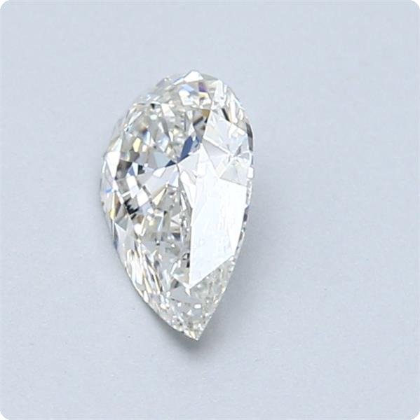 1 pcs 钻石 (天然) - 0.60 ct - 梨形 - F - VS2 轻微内含二级 - 美国宝石研究院(GIA) #1.0