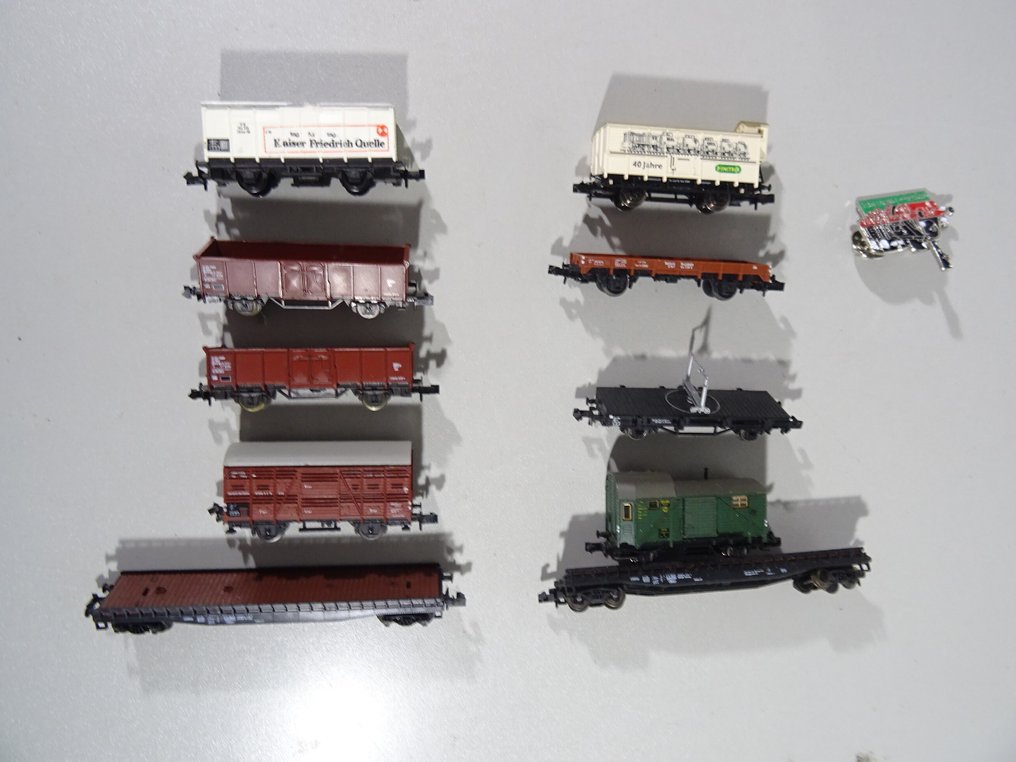 Fleischmann, Trix, Roco N - Conjunto de comboios (10) - 10 veículos de bens #1.0